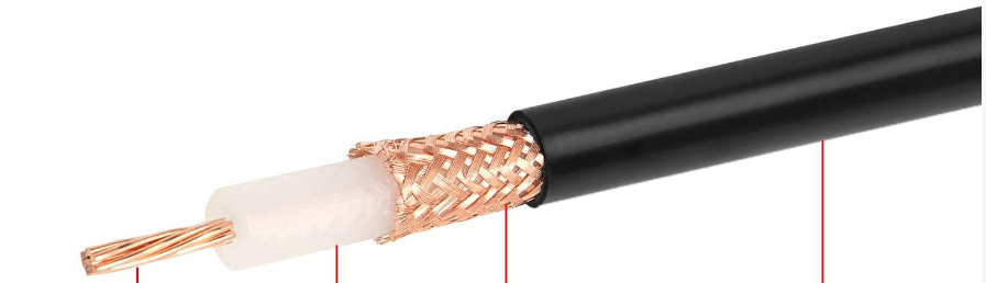 AMP001 realistic guitar cable cutaway